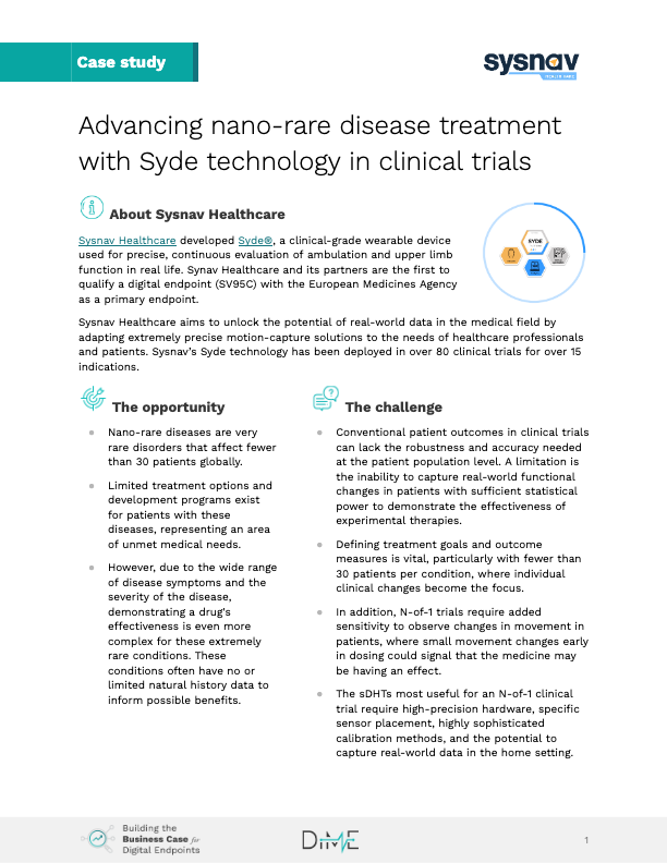 Advancing nano-rare disease treatment with Syde technology in clinical trials